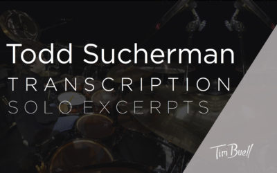 Todd Sucherman | Solo Transcription